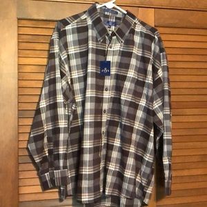 Men’s plaid Enro shirt XXL